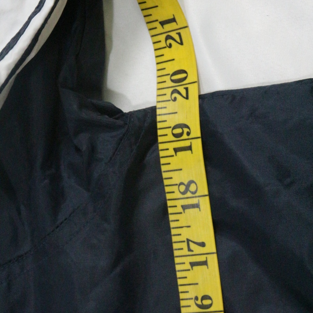 VTG NIKE Navy 'Big Swoosh' Removable Hood Jacket - Picture 7 of 8